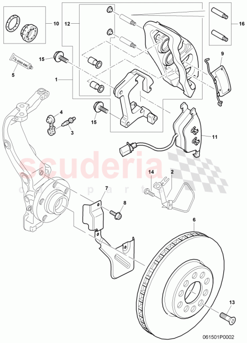Part Diagram for Bentley 7D0615143