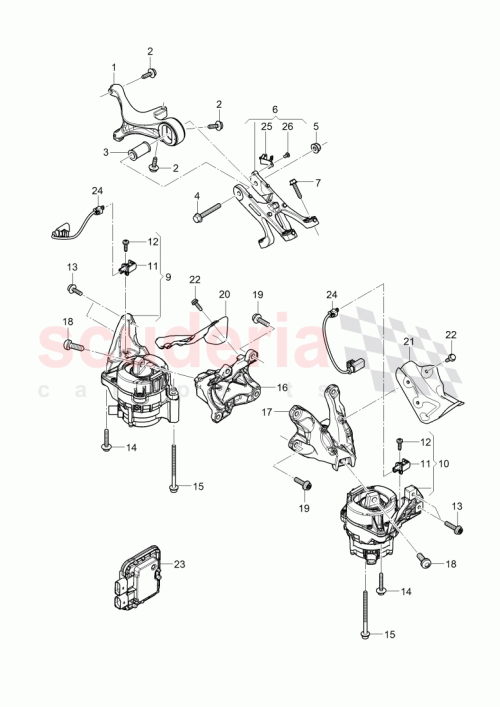 Part Diagram for Bentley 4M0 199 307 BB