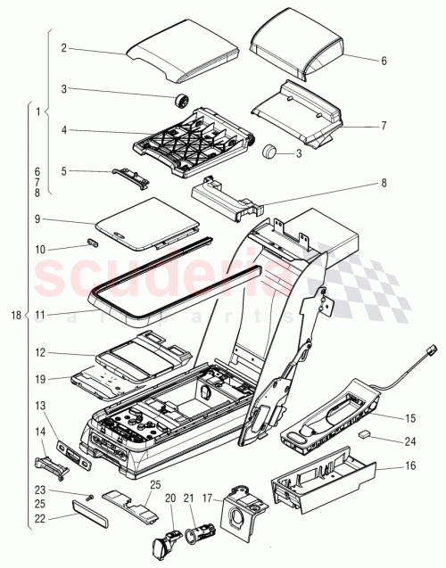 Part Diagram for Bentley 3Y0862401