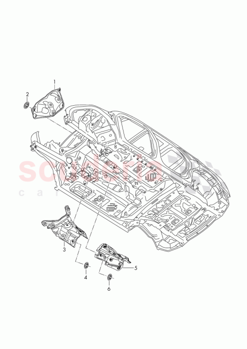 Part Diagram for Bentley 4M0 864 831 J