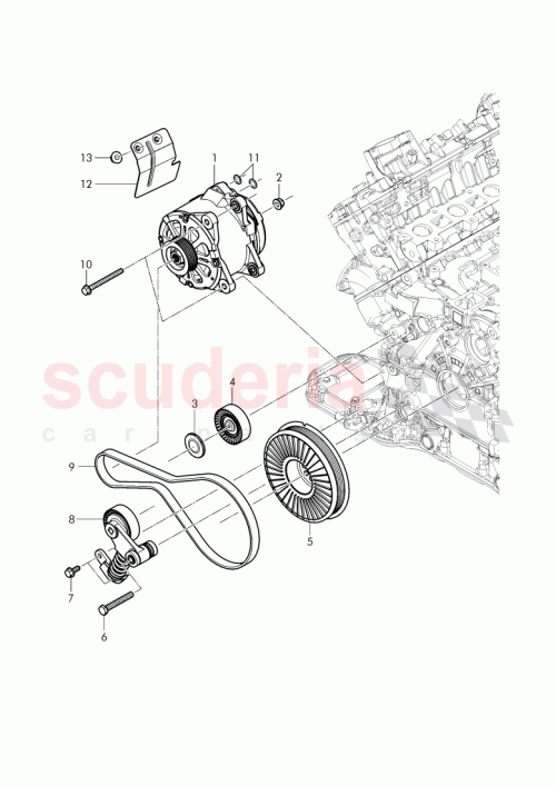 Part Diagram for Bentley 079 903 343
