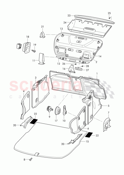 Part Diagram for Bentley 3W8 867 427 AG