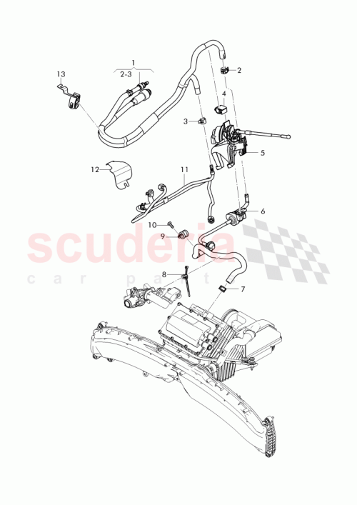 Part Diagram for Bentley 3W0 129 083