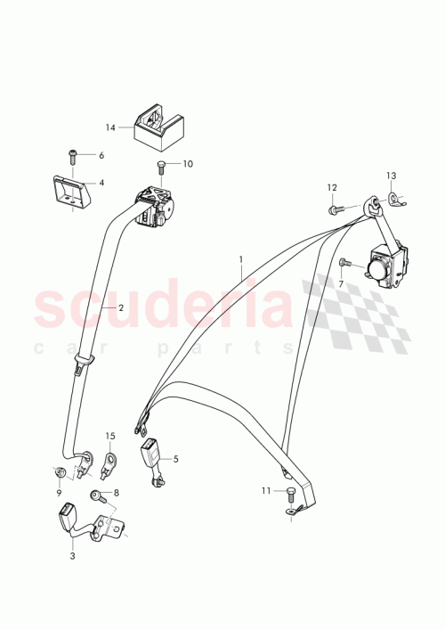 Part Diagram for Bentley 3Y0 857 775