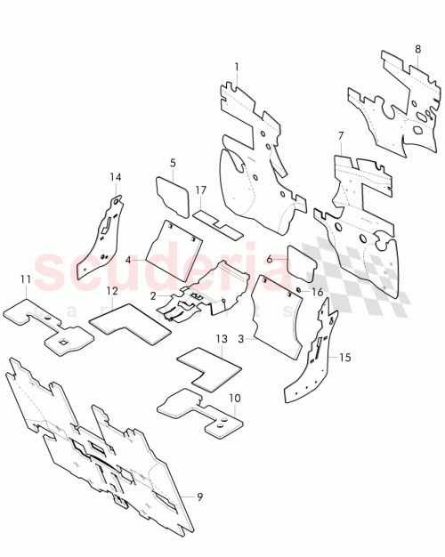 Part Diagram for Bentley 4W2 864 567