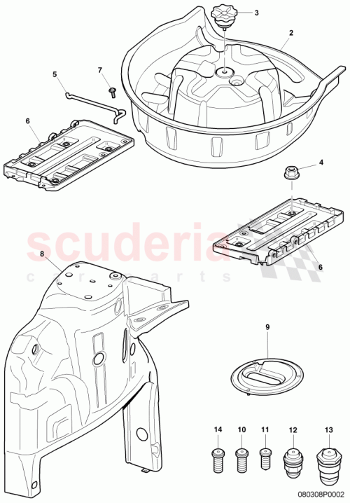 Part Diagram for Bentley 3W7 810 364 AD