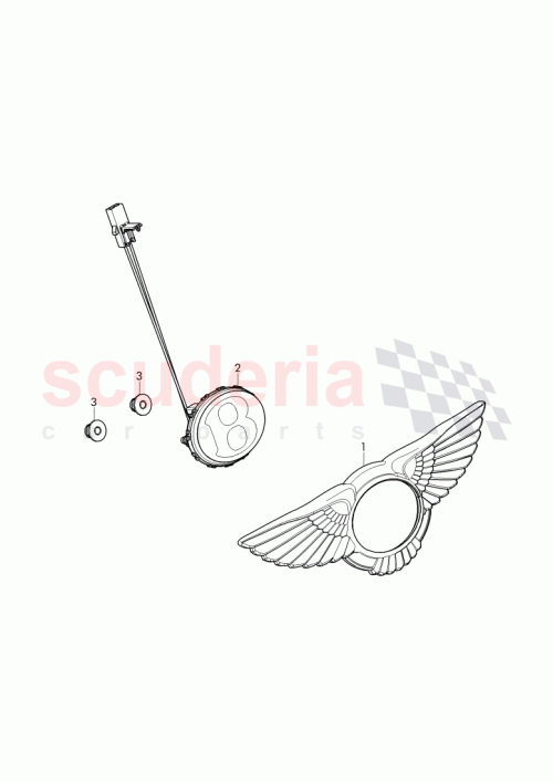Part Diagram for Bentley 4W0 853 630 D