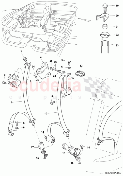 Part Diagram for Bentley 3W5857651B