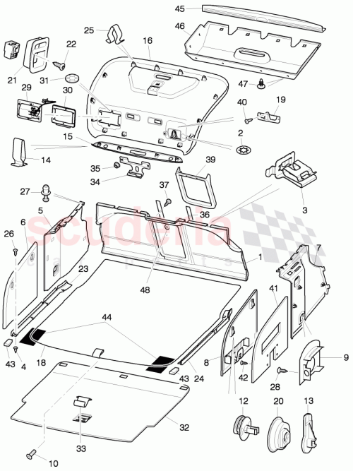 Part Diagram for Bentley 3W5867428AD