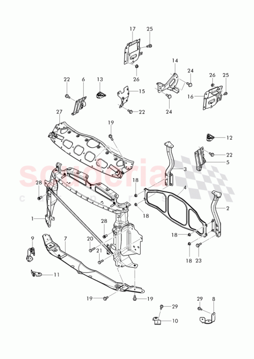Part Diagram for Bentley 3W0805756B