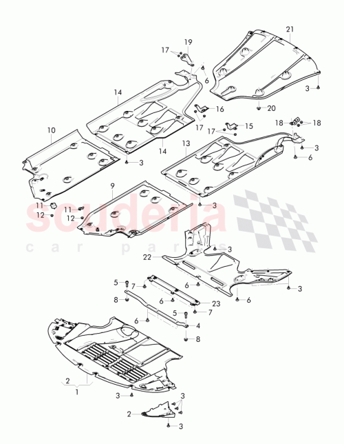 Part Diagram for Bentley 3W3825922A