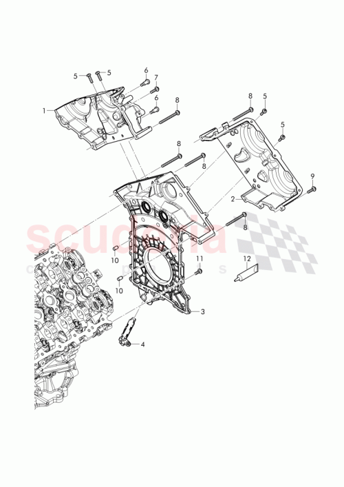 Part Diagram for Bentley 7P109129H