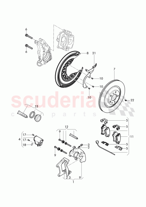 Part Diagram for Bentley 3C0 998 281 A