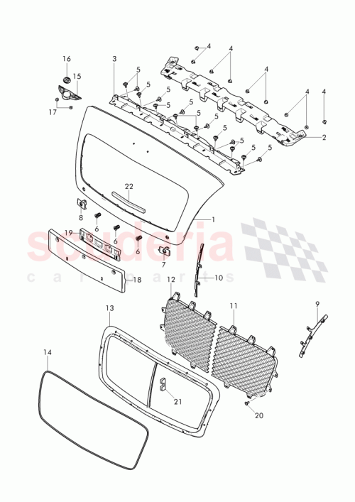Part Diagram for Bentley 3W3807287PGRU