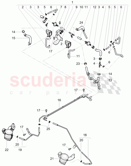 Part Diagram for Bentley 07C133797C