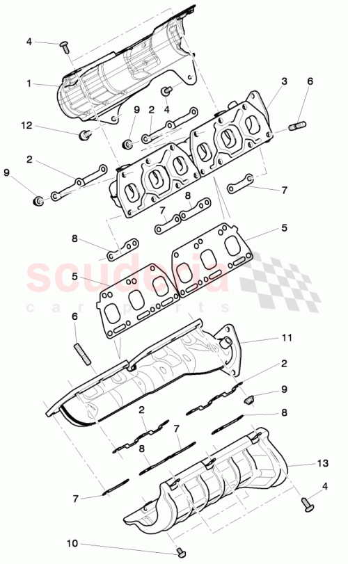 Part Diagram for Bentley 07C253276B