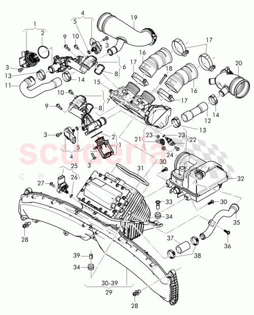 Part Diagram for Bentley 079 133 062 L