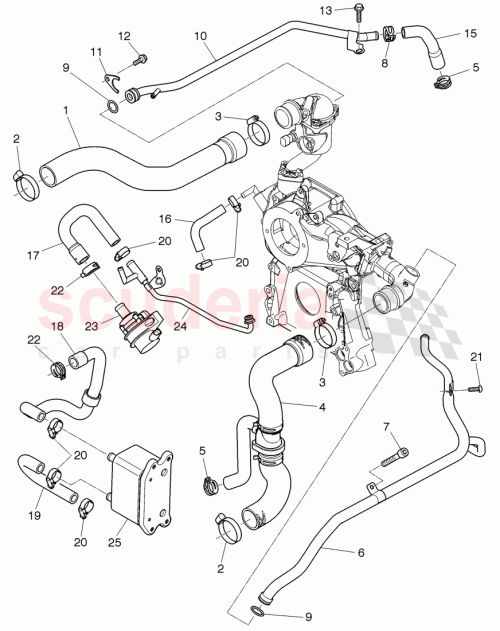 Part Diagram for Bentley 3Y0121621A