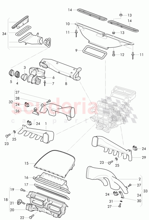 Part Diagram for Bentley 3W2819509