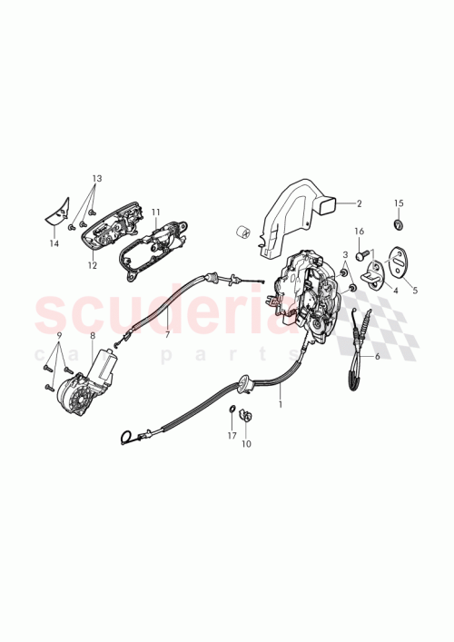 Part Diagram for Bentley 3W7837099