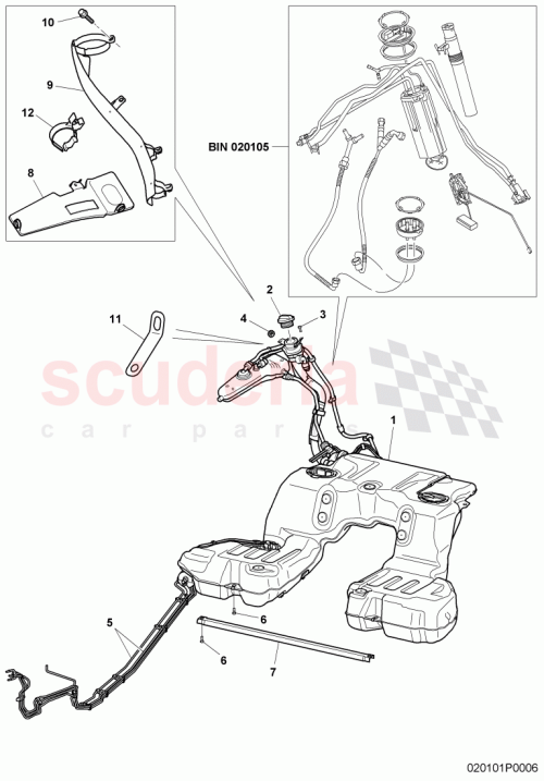 Part Diagram for Bentley 3W3201021AC
