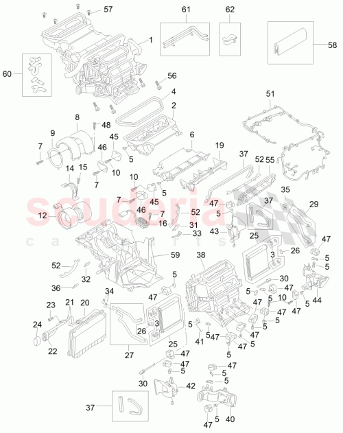 Part Diagram for Bentley 4E0820539