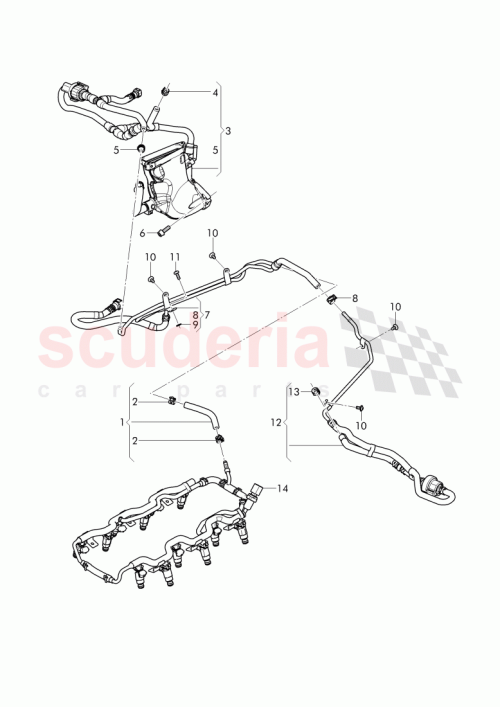 Part Diagram for Bentley 3W0 133 986 AK