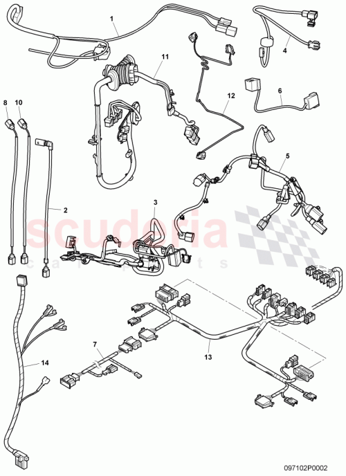 Part Diagram for Bentley 3W2972072A