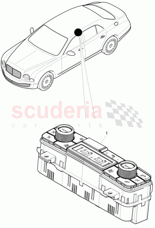 Part Diagram for Bentley 3Y0 907 049 C