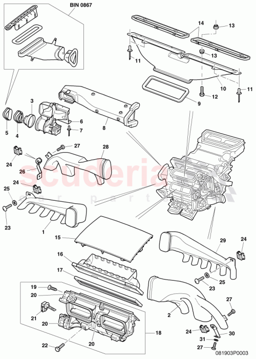 Part Diagram for Bentley N90659601