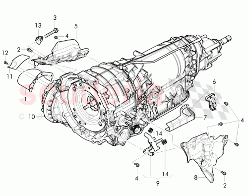 Part Diagram for Bentley 3W0 301 328 H
