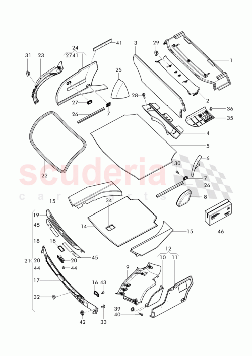 Part Diagram for Bentley 3Y0 867 360 E