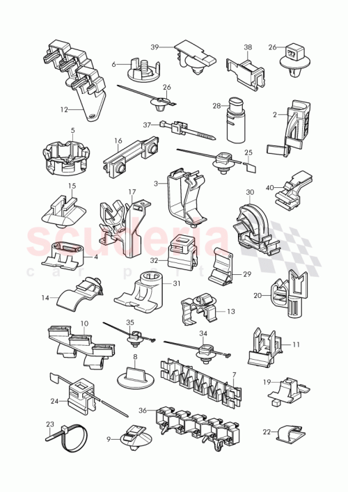 Part Diagram for Bentley 3D0 937 545 D