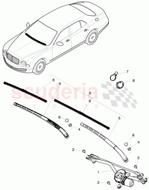 Part Diagram for Bentley N10261310