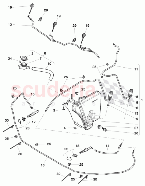 Part Diagram for Bentley 3Y0955465