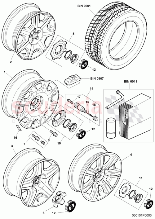 Part Diagram for Bentley N90873301