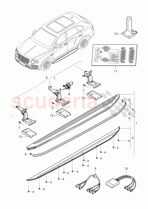 Part Diagram for Bentley 36A907359A