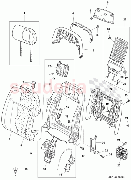 Part Diagram for Bentley 3W5881789L