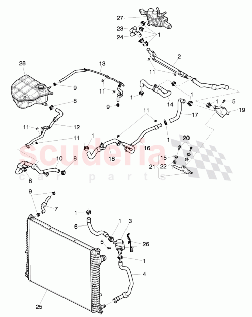Part Diagram for Bentley 3W0121157AG