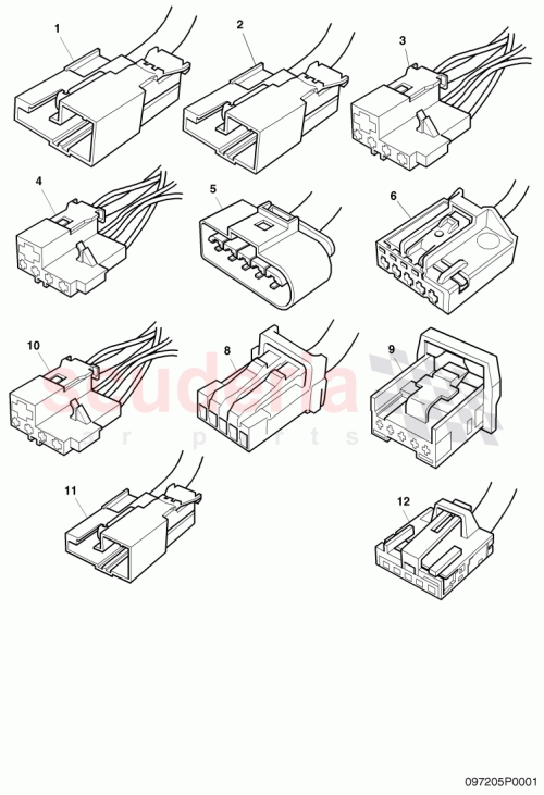 Part Diagram for Bentley 1J0973303M