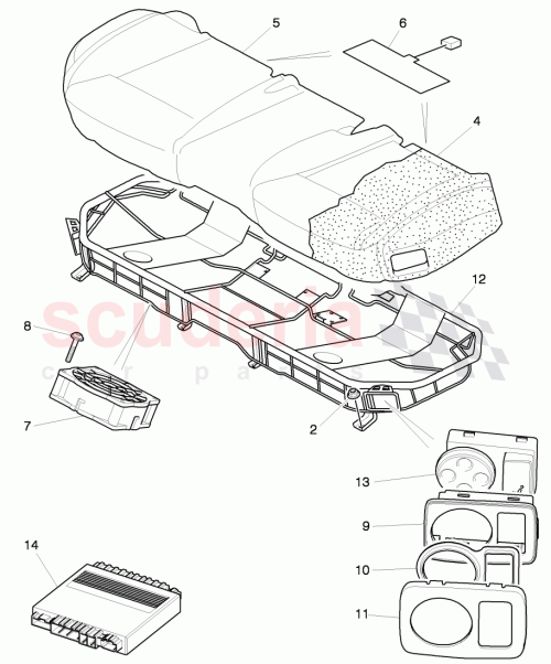 Part Diagram for Bentley 3W5885301AC
