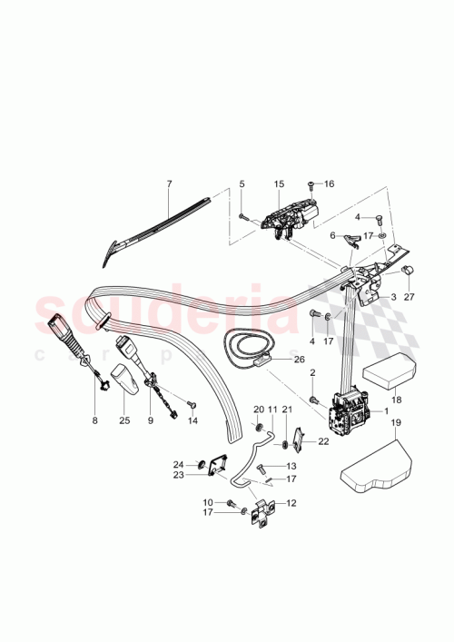 Part Diagram for Bentley 3W2 857 706 F