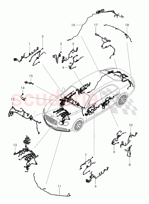 Part Diagram for Bentley 4W1 971 051 D