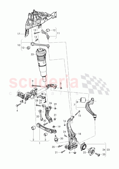 Part Diagram for Bentley 4M0407693F