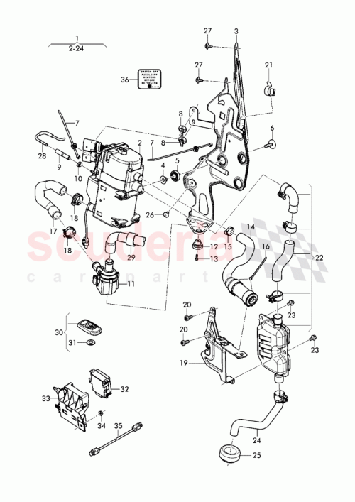 Part Diagram for Bentley 36A 265 081 C