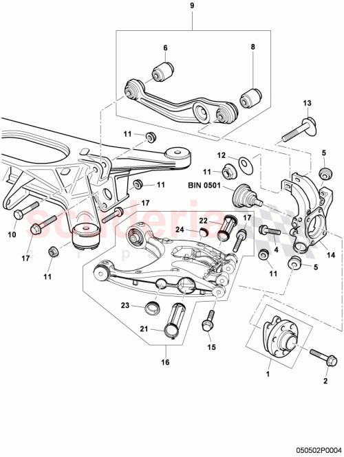 Part Diagram for Bentley 3W7511511C