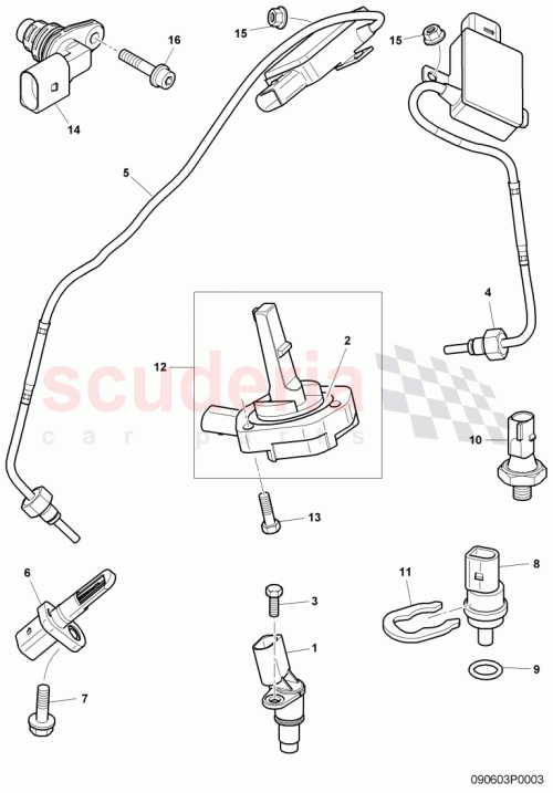 Part Diagram for Bentley 030907601E