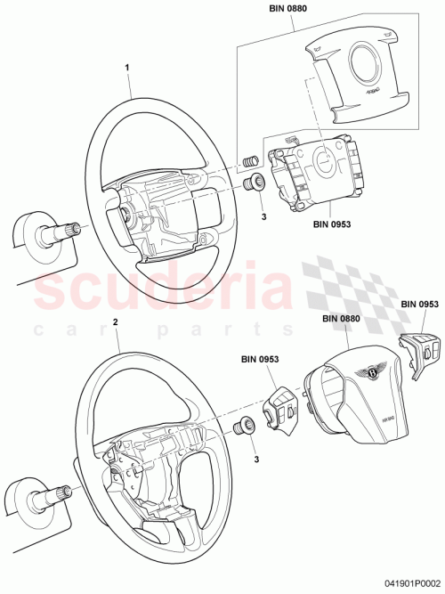 Part Diagram for Bentley DDD