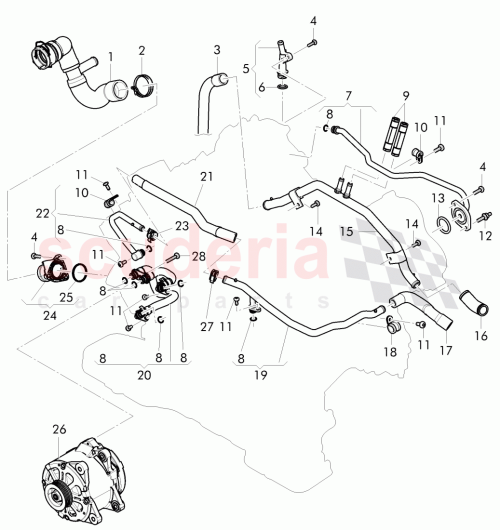 Part Diagram for Bentley N 020 626 7