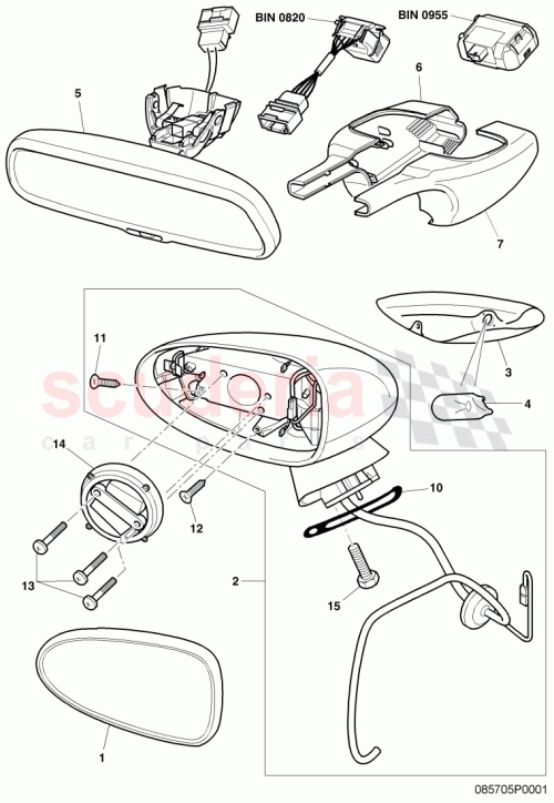 Part Diagram for Bentley 3W2857528